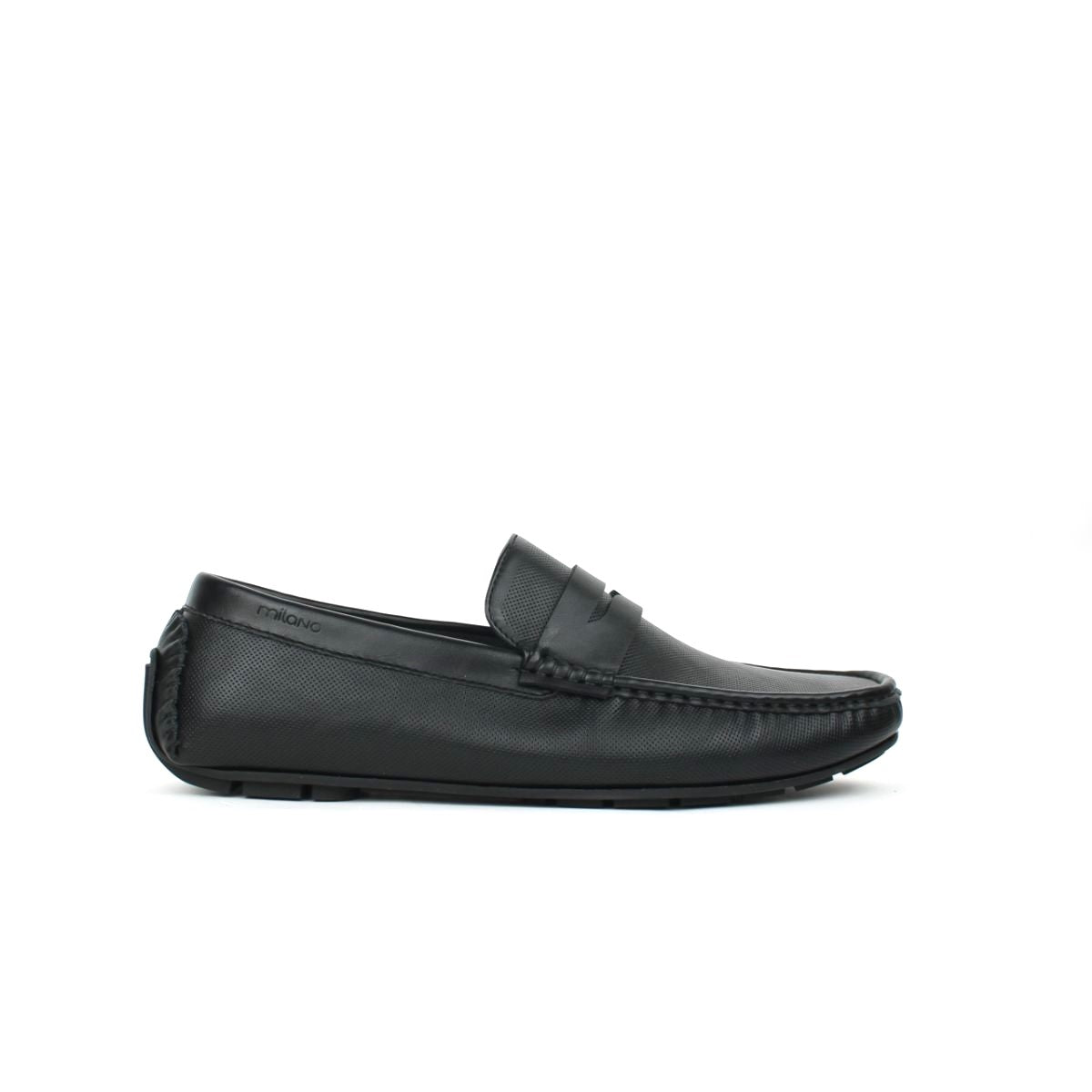 COWENS MENS MOCCASINS-BLACK