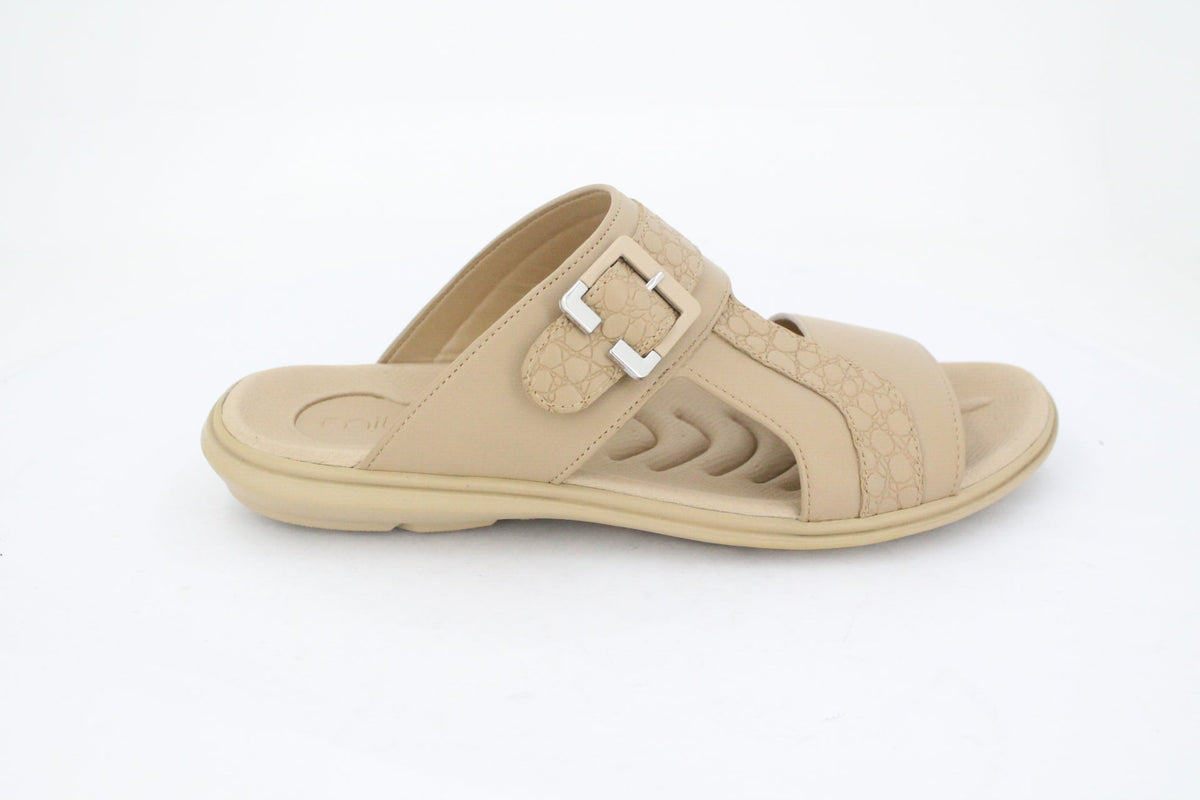 BERTOLI MENS SANDALS-CREAM