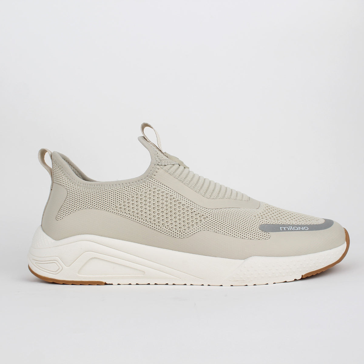 ROB MENS SLIPON KNIT SPORTS-BEIGE