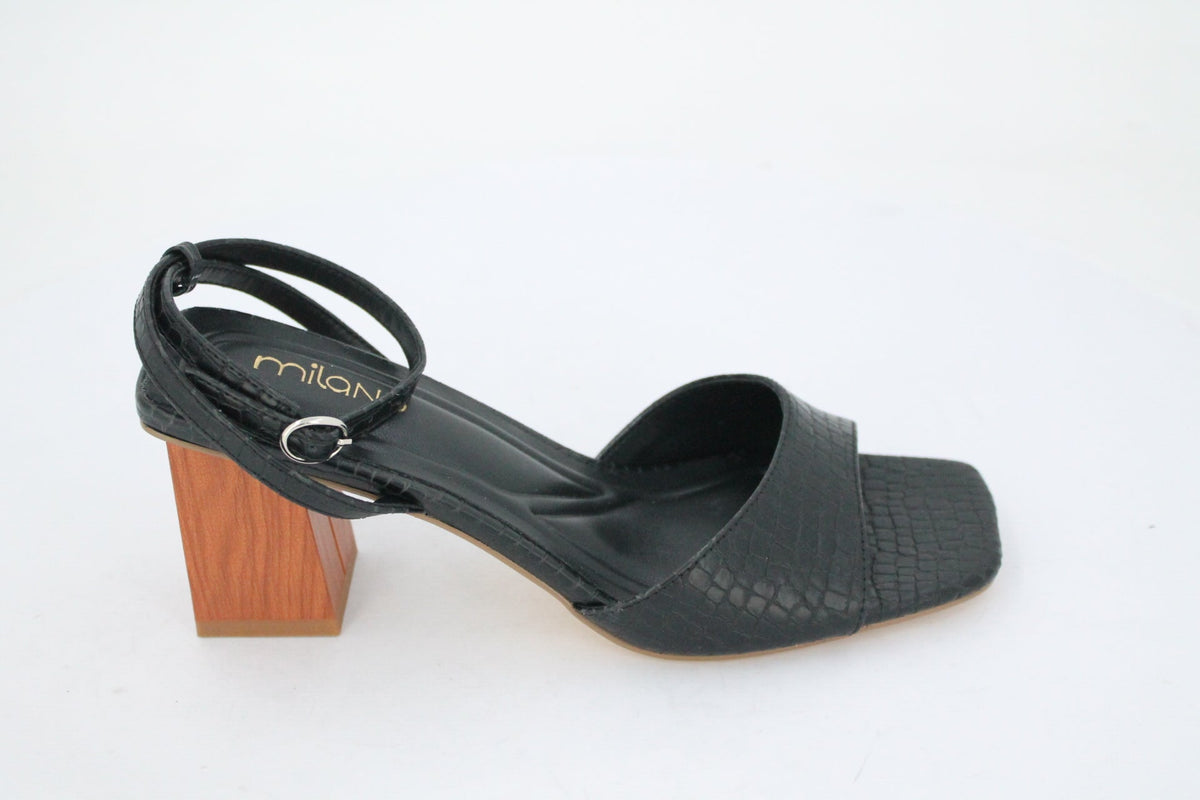 REMMIE-ANKLE STRAP-HEELS-BLACK