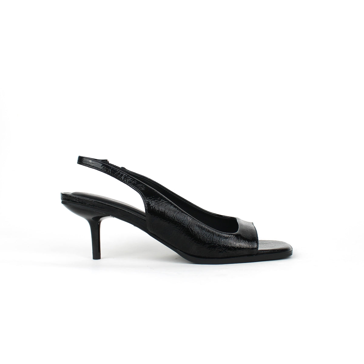 MINDA-SLINGBACK-HEEL SANDAL-BLACK