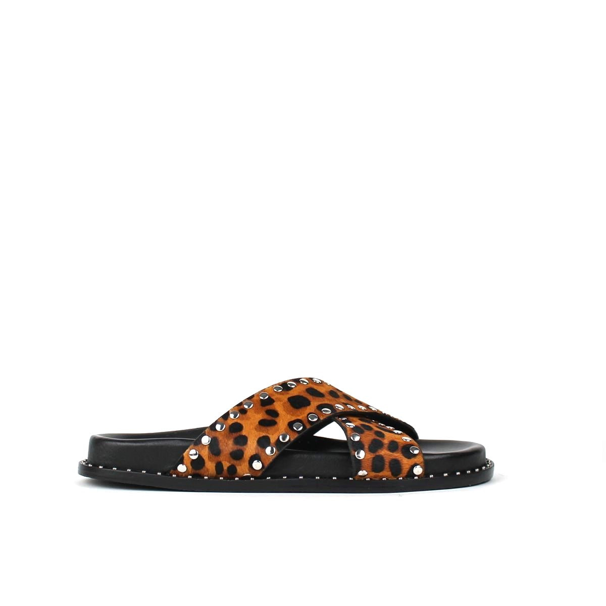 RIMMA-LEATHER SANDAL-ANIMAL  PRINT