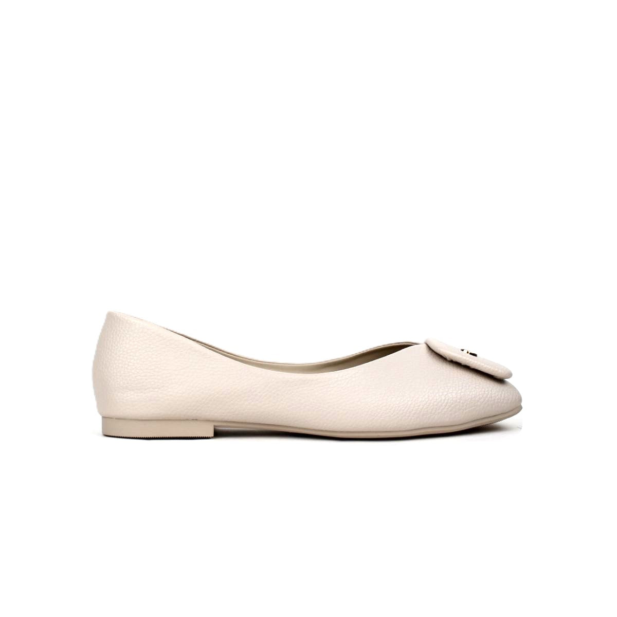 SARIYA-BALLERINA-FLAT-CREAM