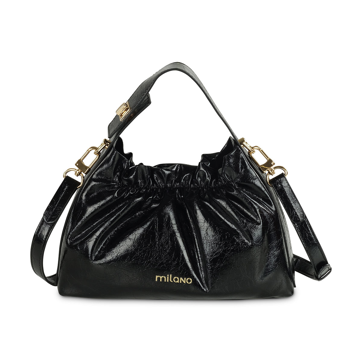 NIA SHOULDER BAG- Black