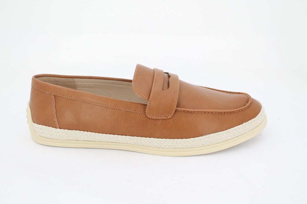 GILSON MENS CASUAL LOAFERS-TAN