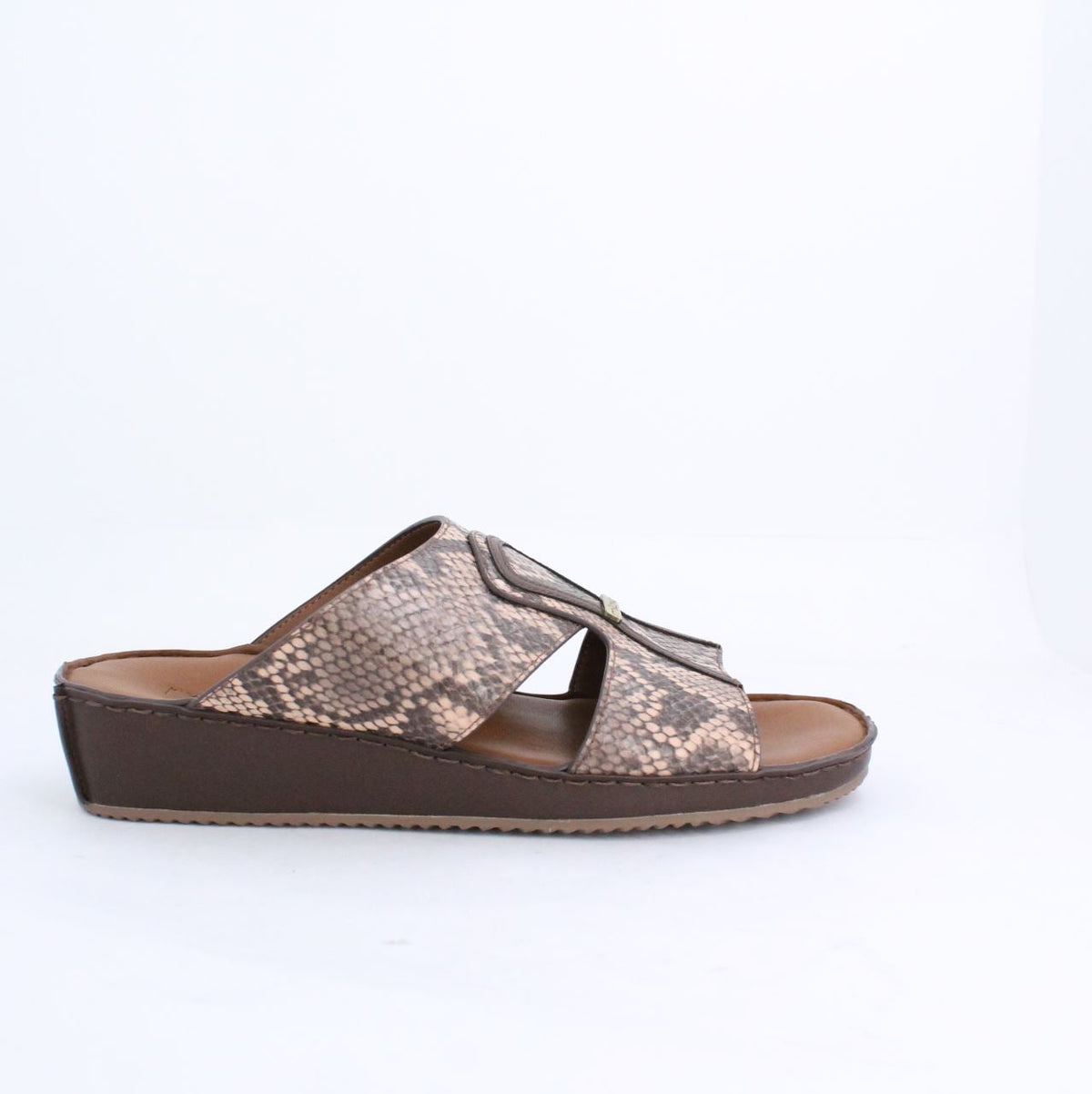 PAVEL MENS ARABIC SANDALS-BROWN