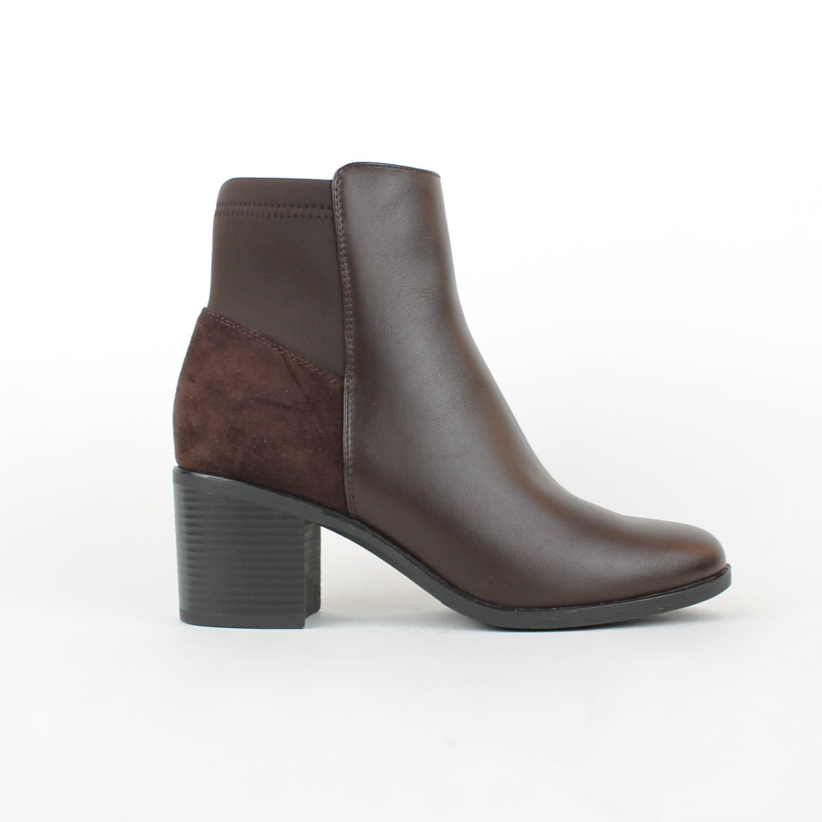 YUMI-ANKLE BOOT-HEEL-BROWN