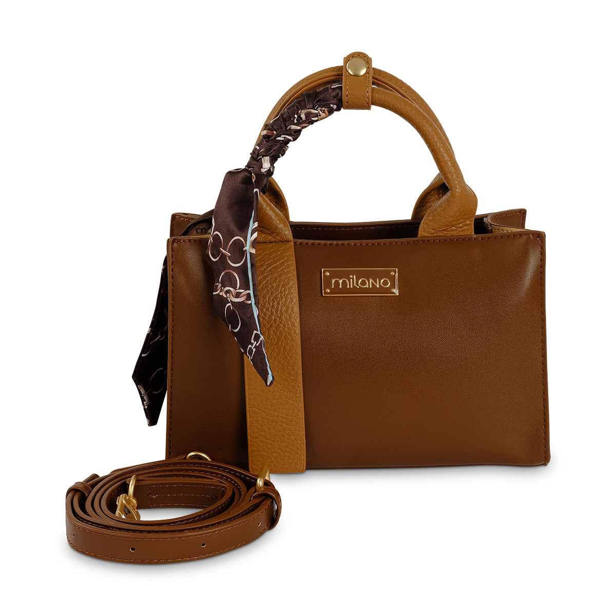KARA MINI TOTE- Brown