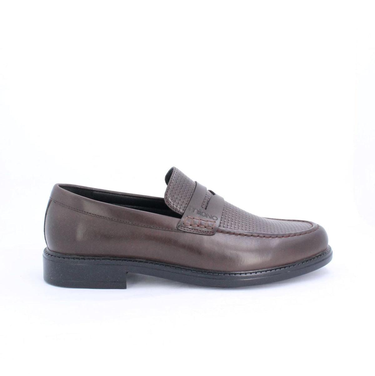 CANTONA MENS LOAFERS-BROWN