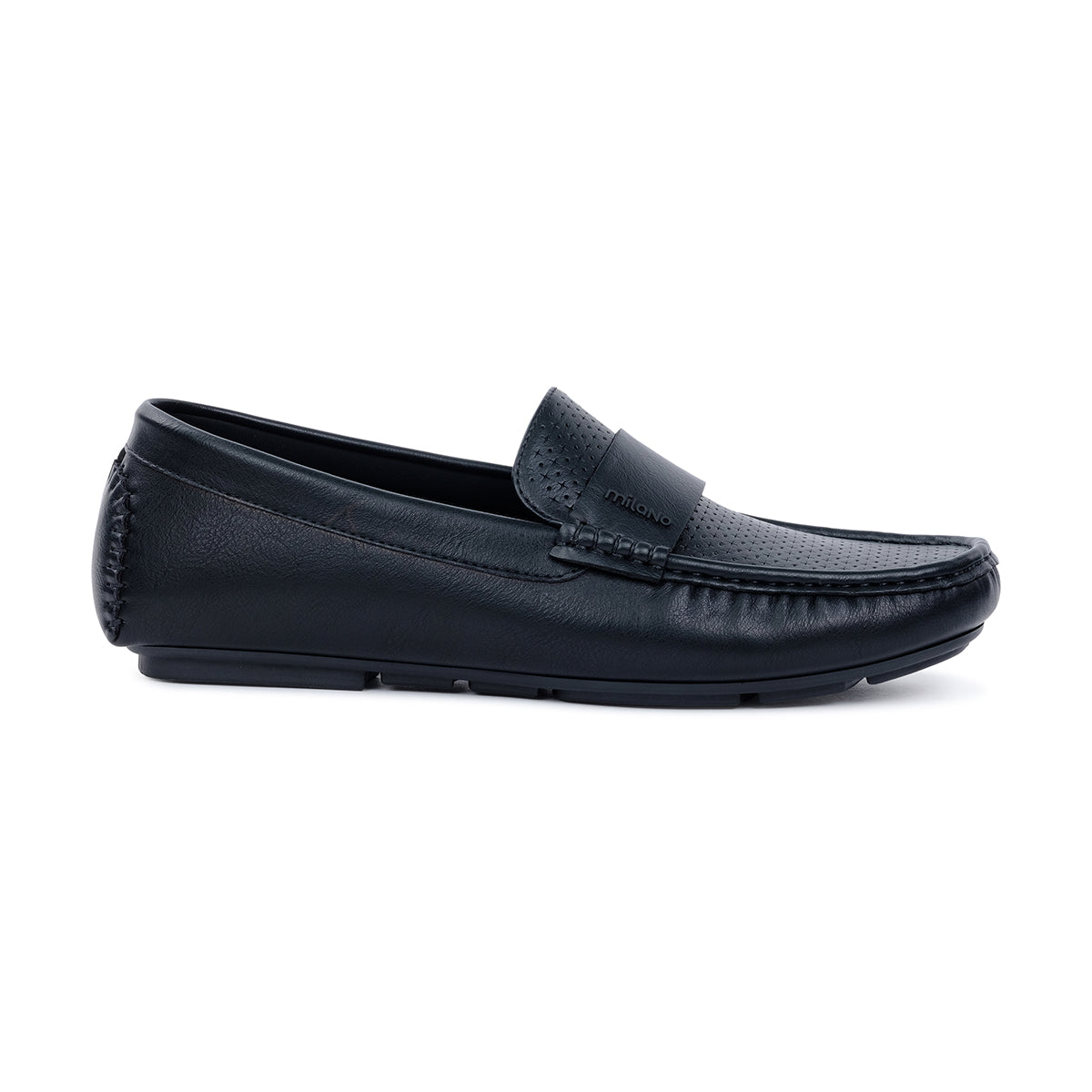 KIBBLER MENS MOCCASINS-BLACK