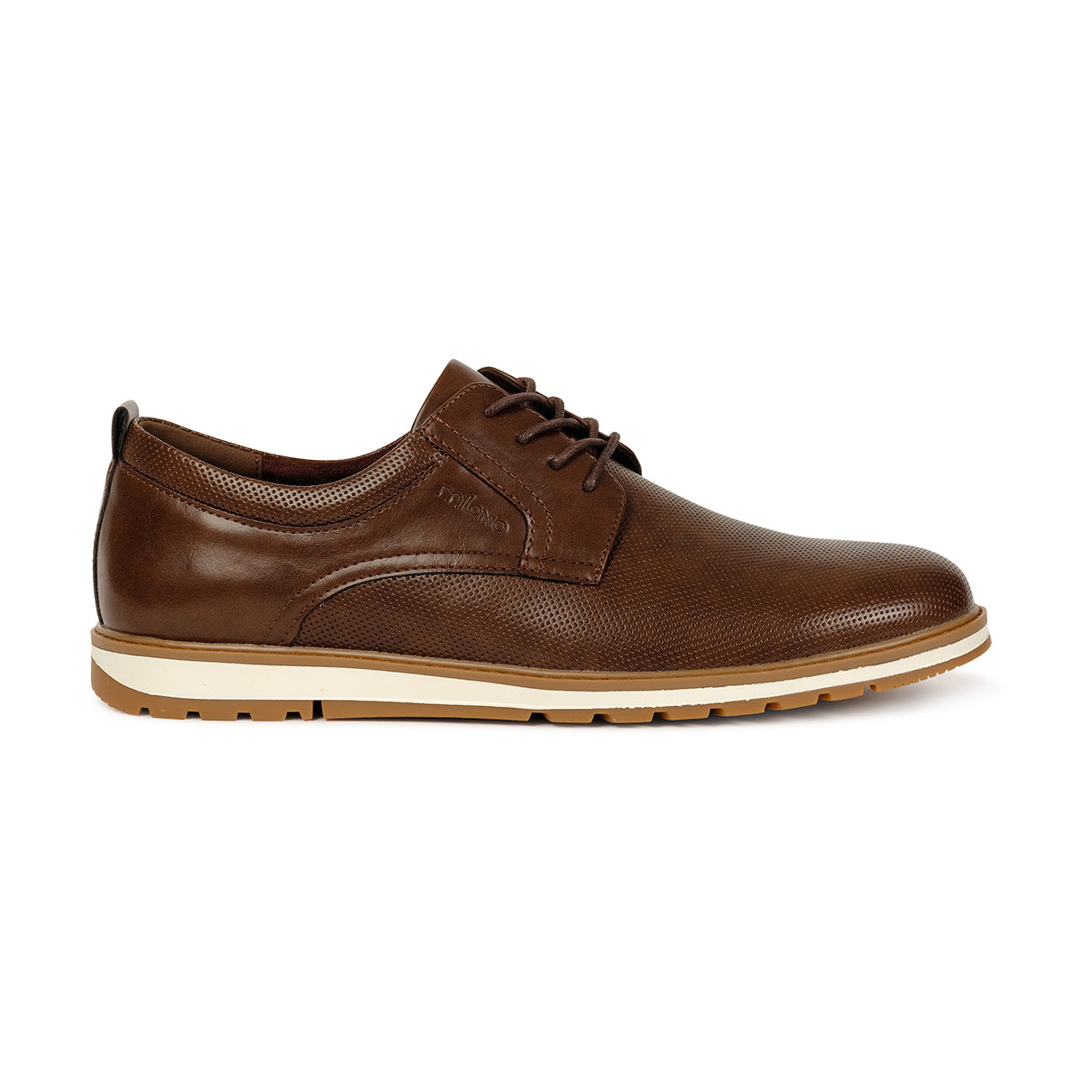 JONESET MENS CASUAL OXFORD-BROWN
