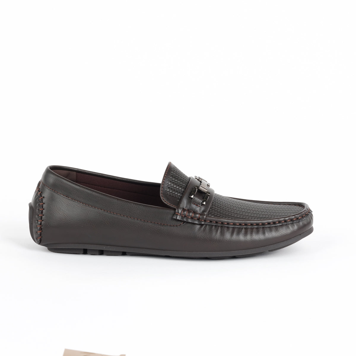 BERINGER MENS MOCCASINS-BROWN