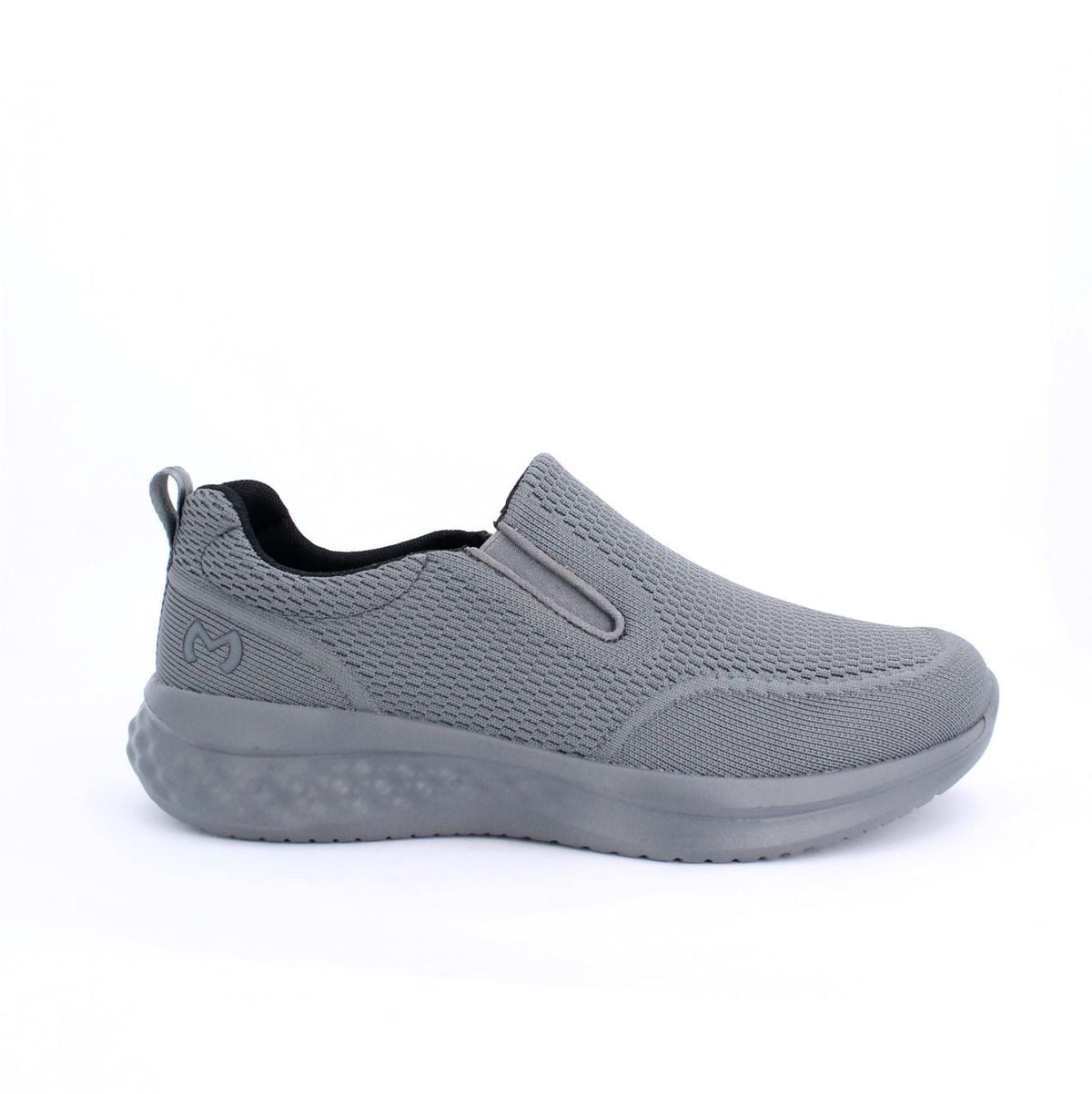 RICARDO MENS SLIPON TRAINERS-GREY