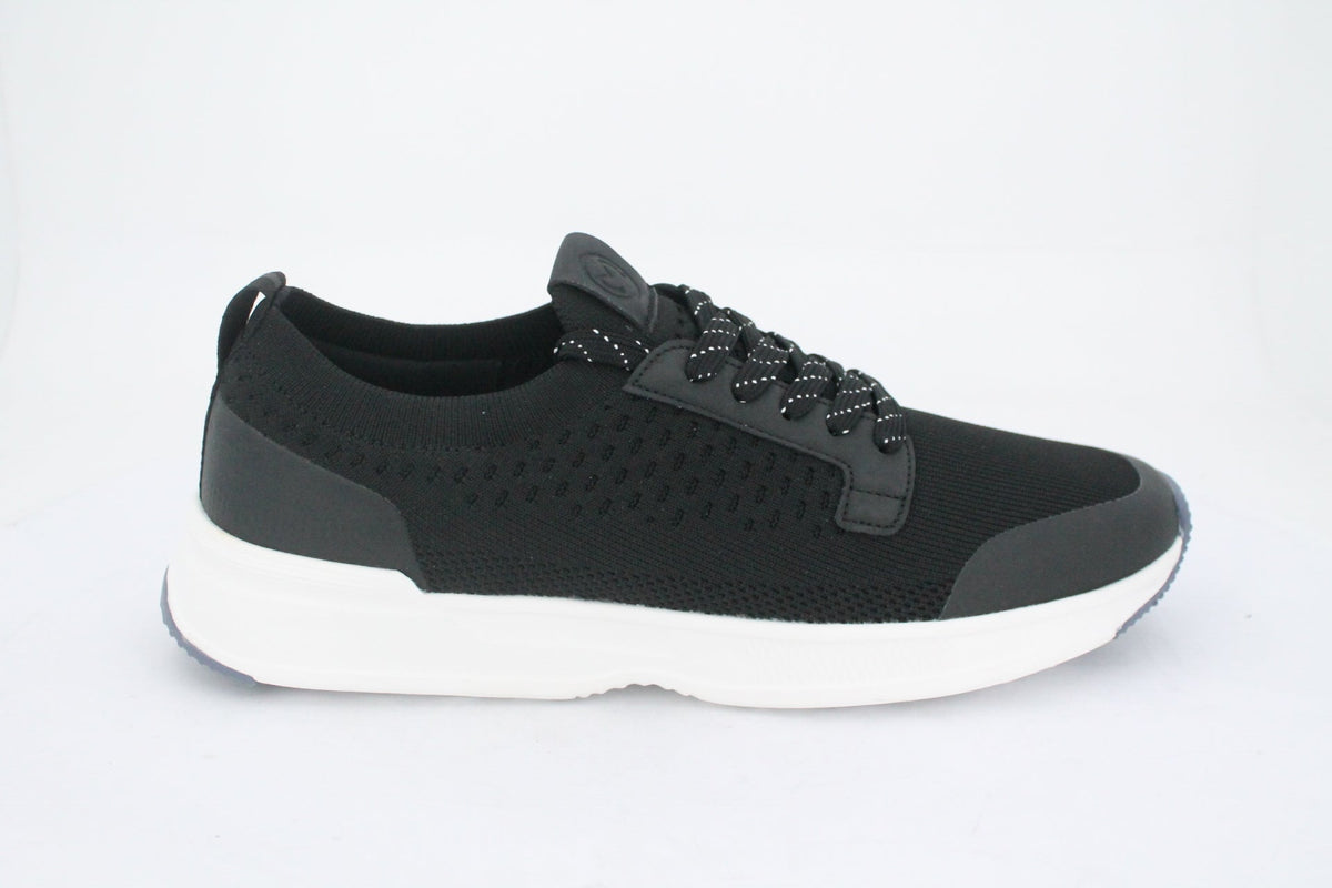 ROCCI MENS LACEUP KNIT SPORTS-BLACK