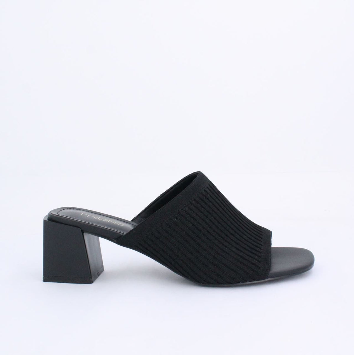 ARIA SANDAL HEEL - BLACK