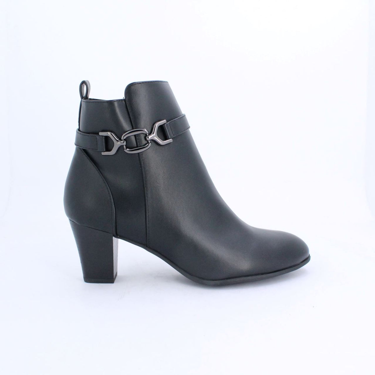 LEONA Ankle Boot - BLACK