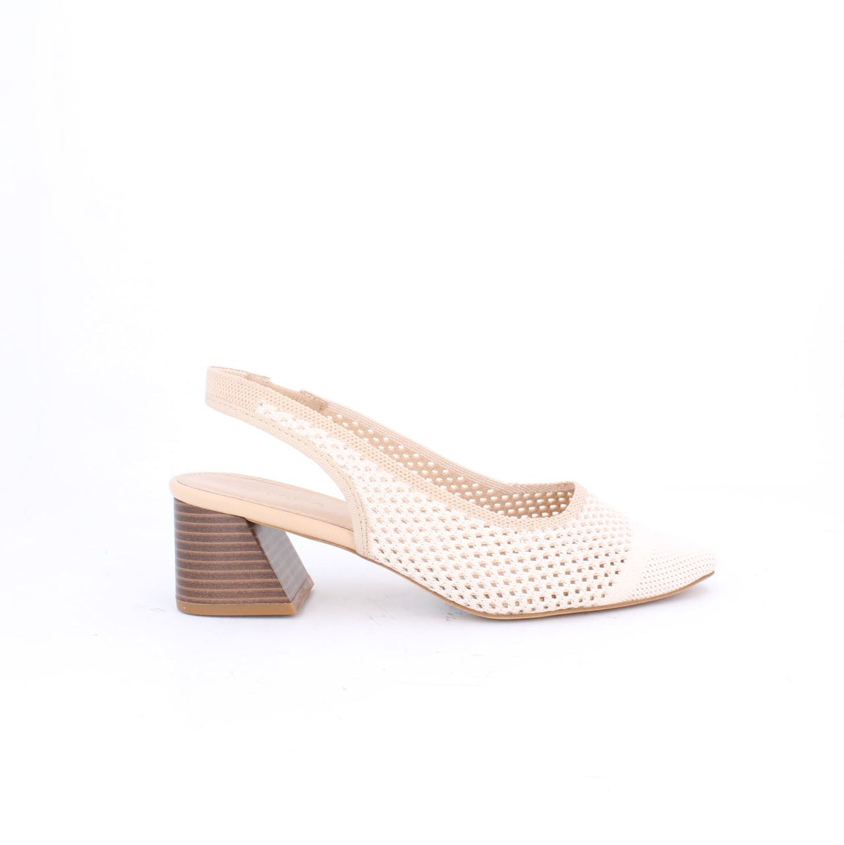 BIBI SLINGBACK HEEL PUMPS - BEIGE