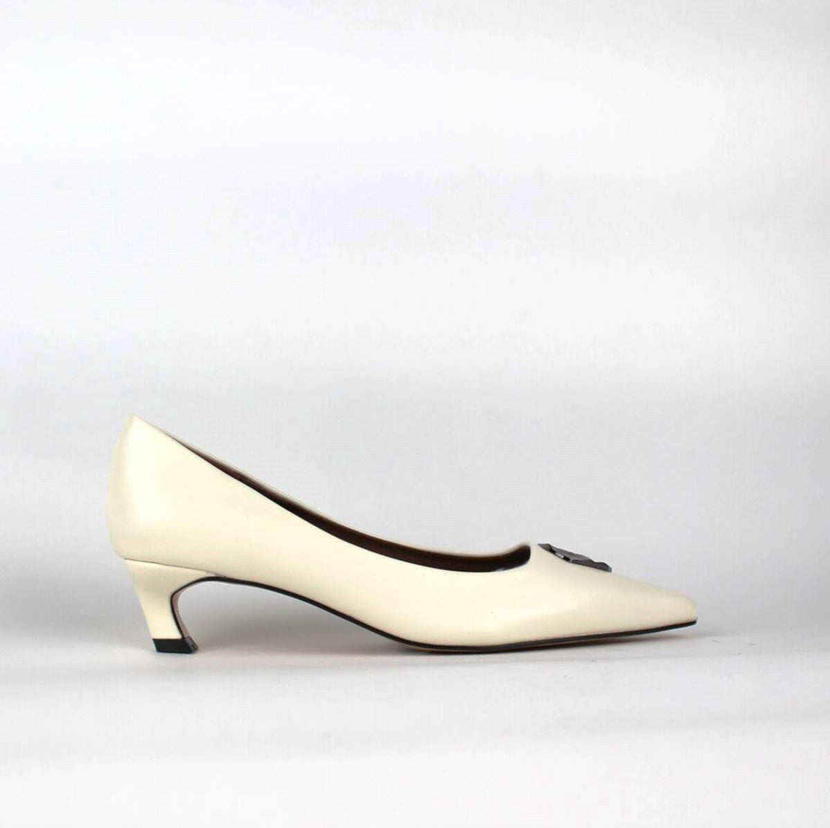 ANATOLIA-PUMP-KITTEN HEEL-CREAM