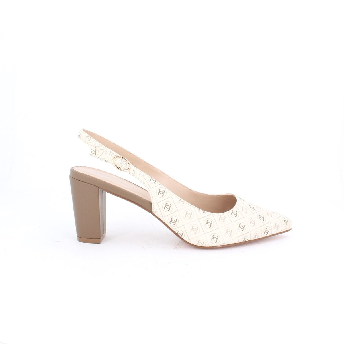 BROSSA SLINGBACK PUMPS - WHITE