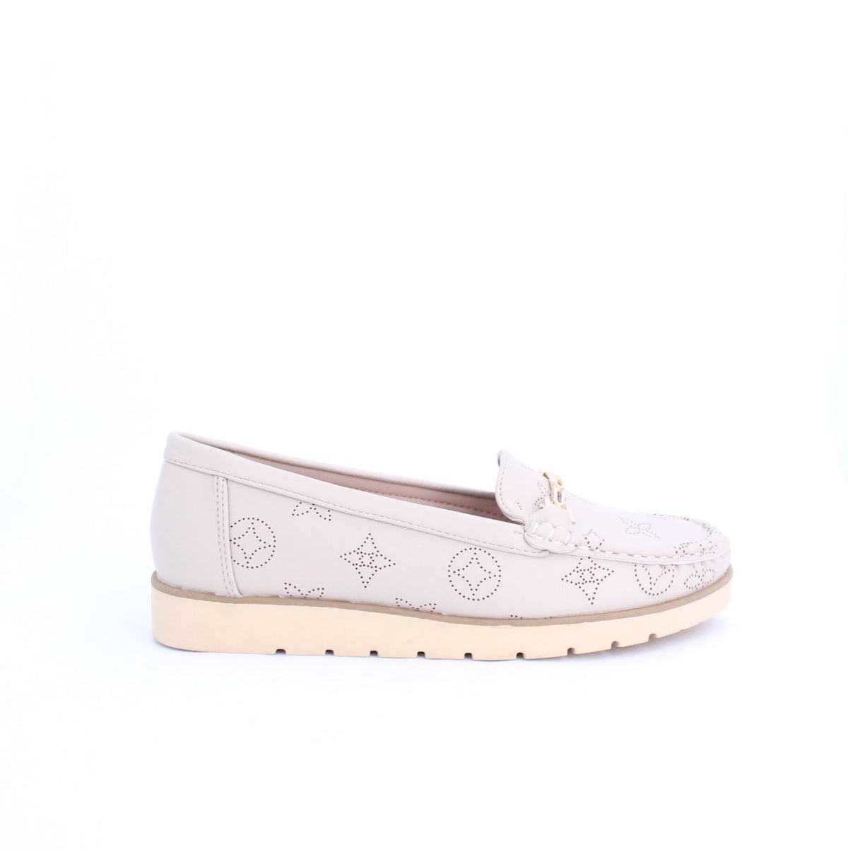 KEEVA LOAFER  FLAT - BEIGE