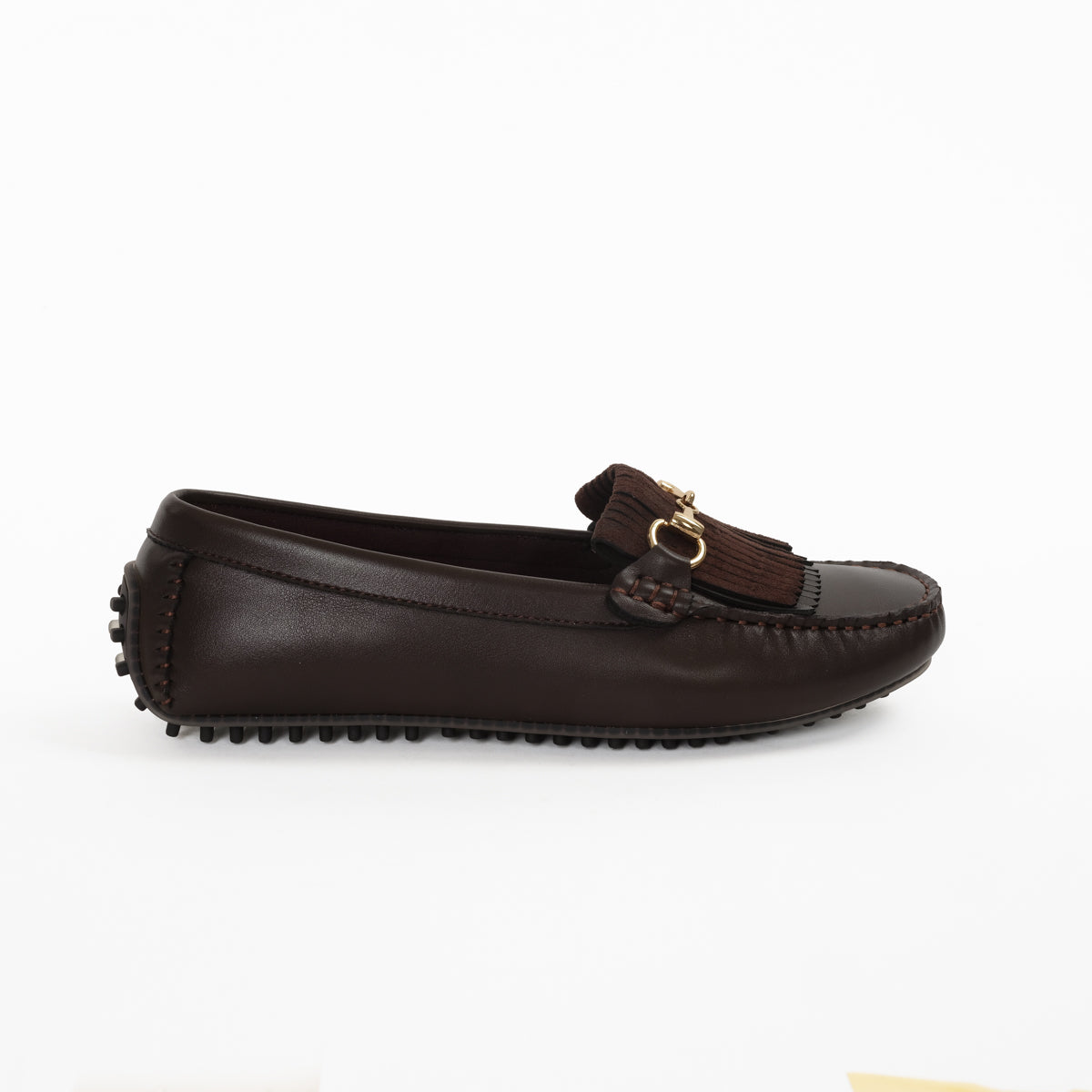 NAJWA Moccasins Classic Moc - DARK BROWN