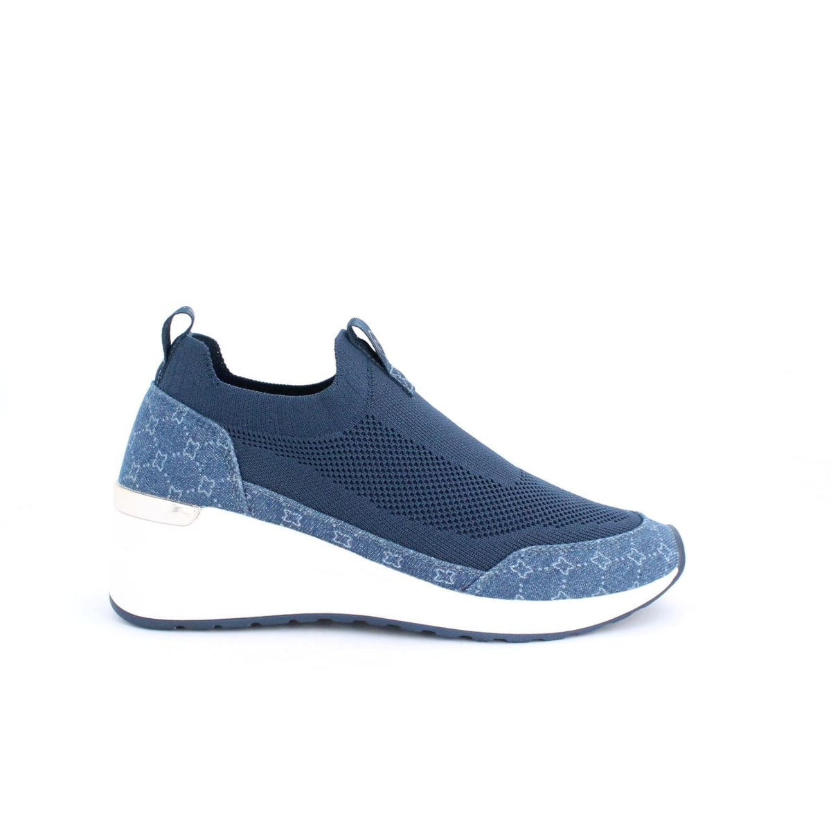 DEYSI-SNEAKER WEDGE-DENIM BLUE