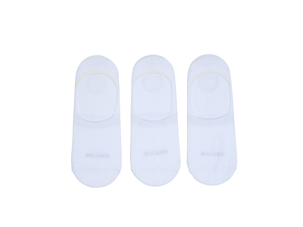 INVISIBLE SOCKS WHITE - 3 PACK