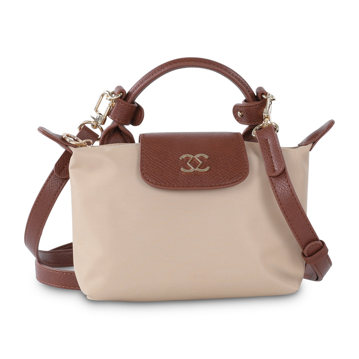 JACKLIN MINI TOTE- BEIGE