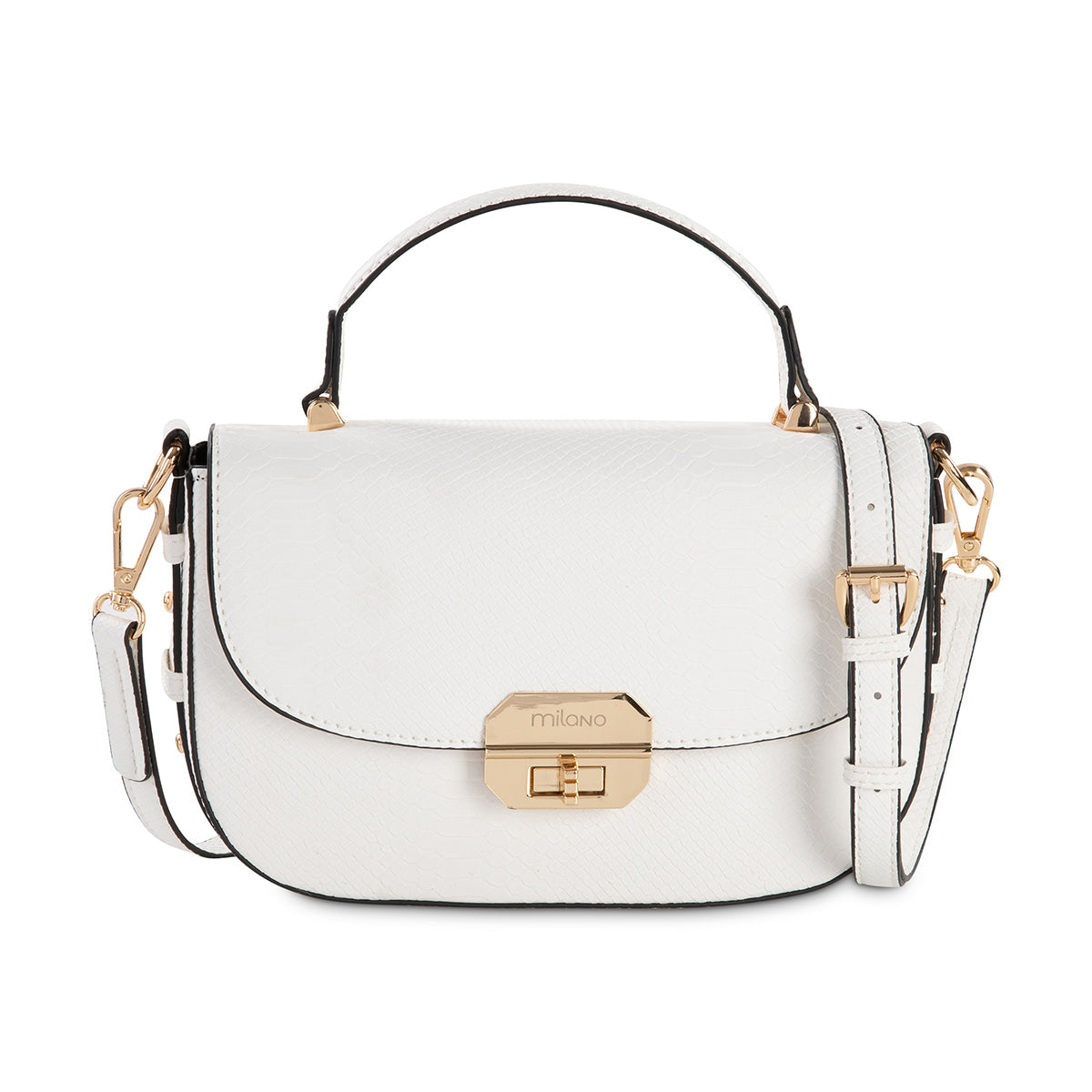 ANDREA SATCHEL- Ivory