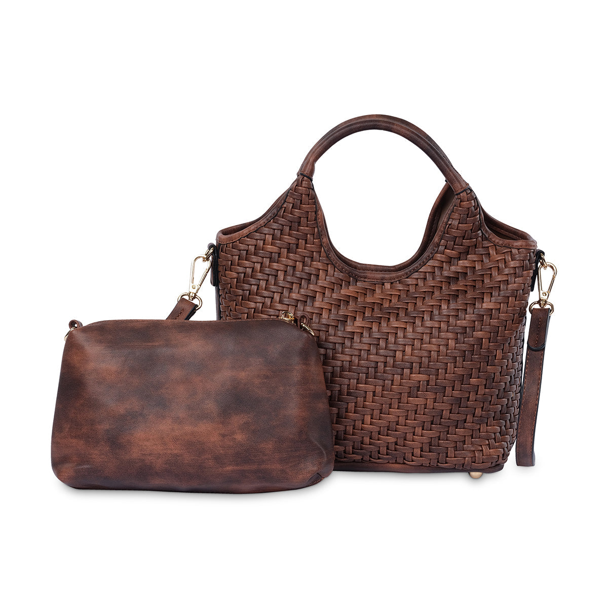 CAREY MINI TOTE- Brown