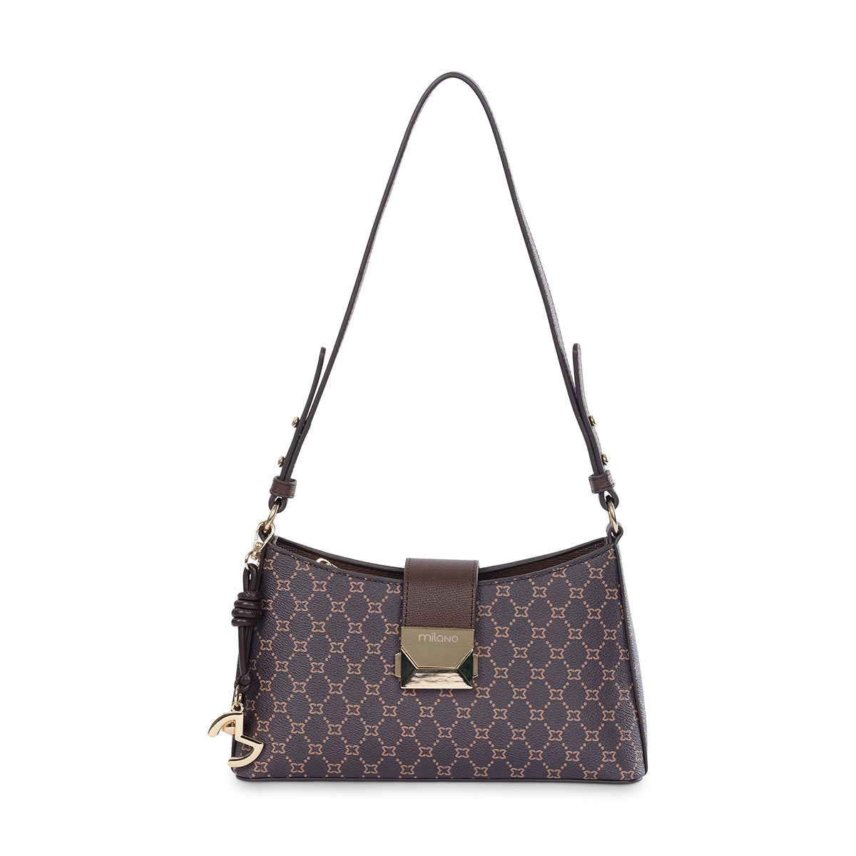 MERY SHOULDER BAG- Brown